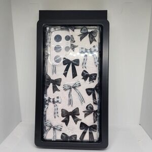 Velvet Caviar Black Bow Phone Case | Samsung Galaxy S22 Ultra | Cute Aesthetic